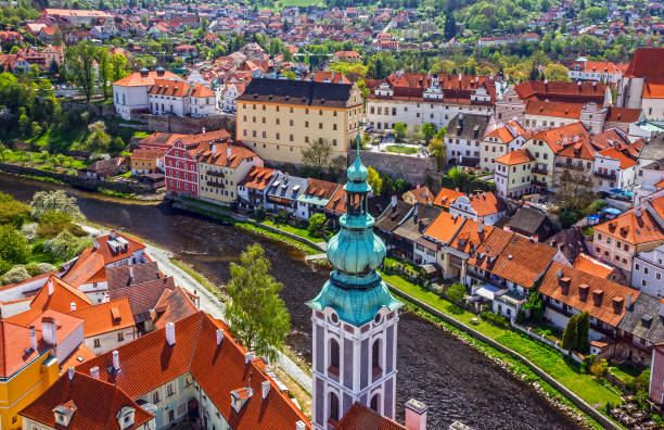 istock Cesky Krumlov old rural town, Czech Republic. 1405656789