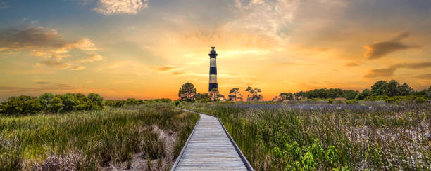Bodie Lighthouse North Carolina Bodie Lighthouse North Carolina bodie island stock pictures, royalty-free photos & images