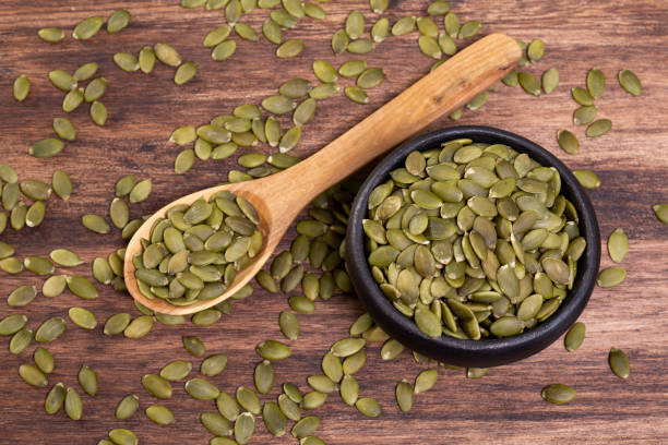 istock Delicious Raw Organic Pumpkin Seeds Without Shells 1405675870