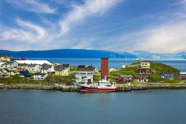 istock Norway, Honningsvag port, Arctic Circle 1405678304