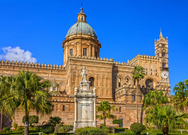 istock Palermo Cathedral church architecture, Italy, Sicily 1405678607