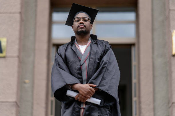 istock Black ethnic student celebrating his graduation 1405682712