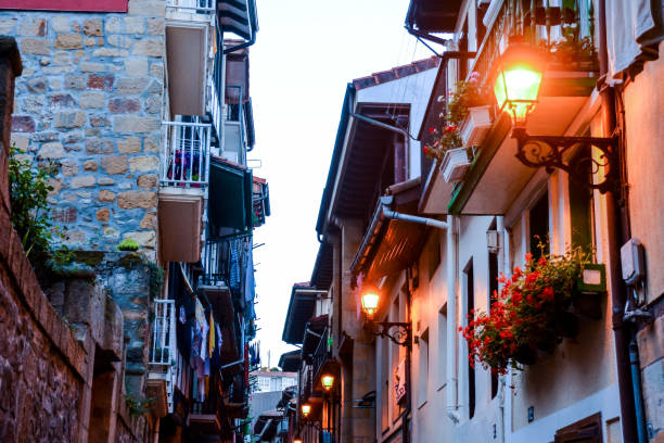 Town of Getaria Basque Country Spain Photo picture landscape in Town of Getaria Basque Country Spain getaria stock pictures, royalty-free photos & images