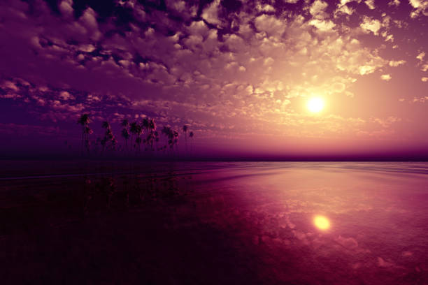 istock sunset over coconut island 1405686938