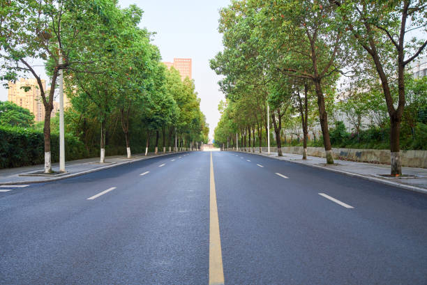 istock A straight road leads into the distance 1405721485