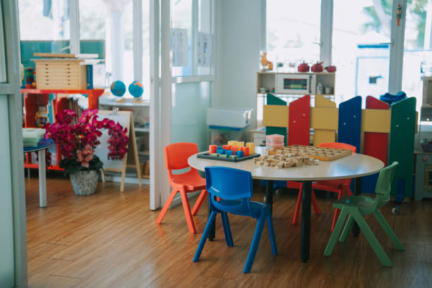 Montessori Preschool kindergarten classroom