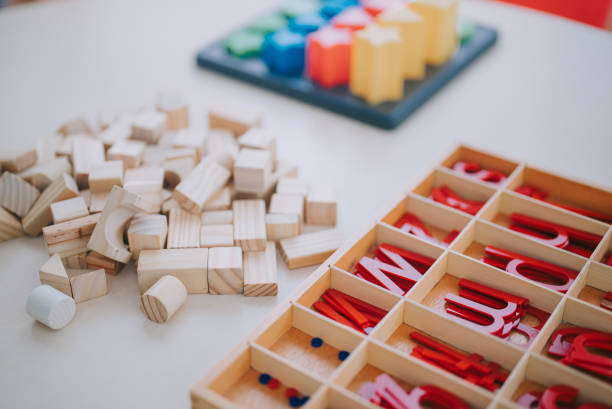 Montessori Preschool kindergarten classroom table