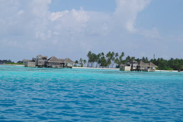 istock Huts on the ocean in the Maldives 1405733566