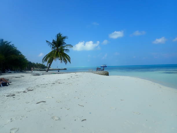 istock Dhiffushi Island in Maldives 1405734473