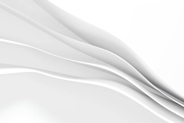 istock Abstract white Architecture Background. 3d render. Modern Geometric Wallpaper. Futuristic Technology Design 1405735519