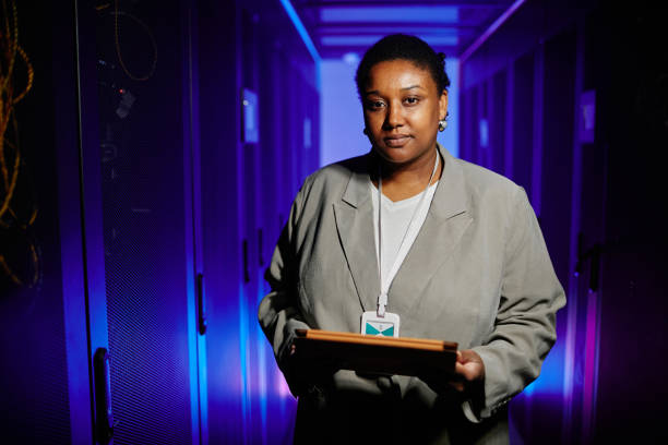 istock Portrait of Female Network Engineer 1405740038
