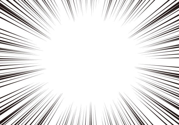 istock Black and white contrast background of rays arranged in a circle. 1405748788