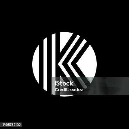 istock Logo Design with letter K 1405752102