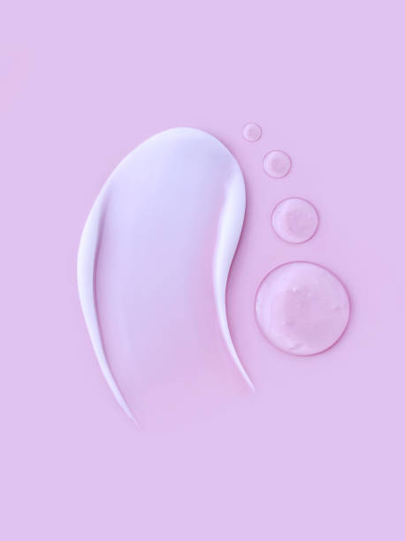 istock cosmetic smears cream texture on pink background 1405753125