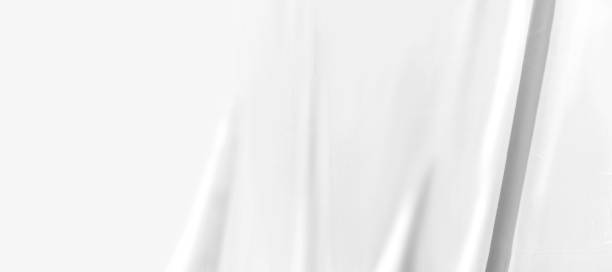 istock Abstract photo background vertical white curtains 1405759980
