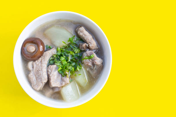 istock Pork rib soup with winter melon soup 1405763728
