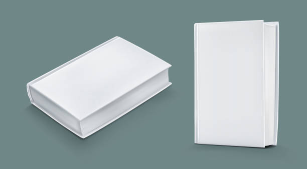 istock Template of blank paper book with white cover 1405768673