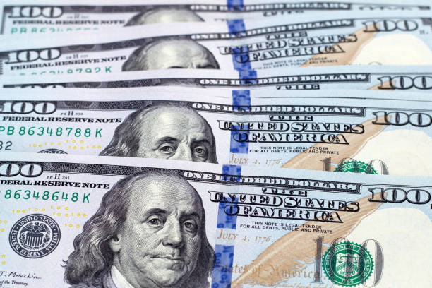 istock One hundred dollar banknotes. Financial concept 1405770030