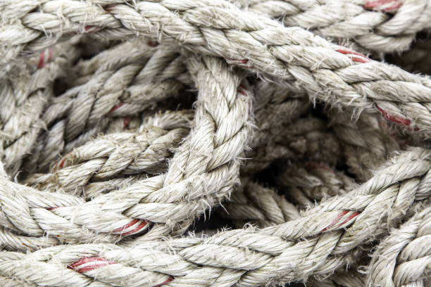 istock Old fisherman's ropes 1405772770