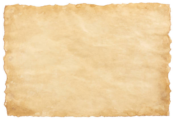 istock old parchment paper sheet vintage aged or texture isolated on white background 1405773133
