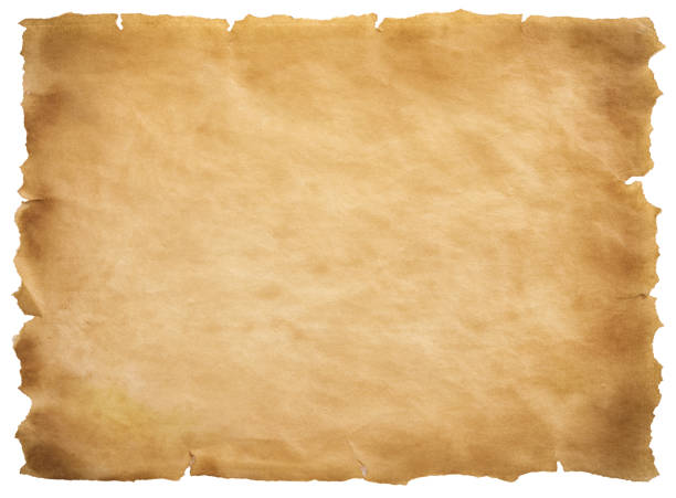 istock old parchment paper sheet vintage aged or texture isolated on white background 1405773369