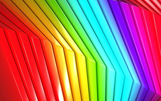 istock Colorful 3D Abstract Background of Glass Stacks 1405776739