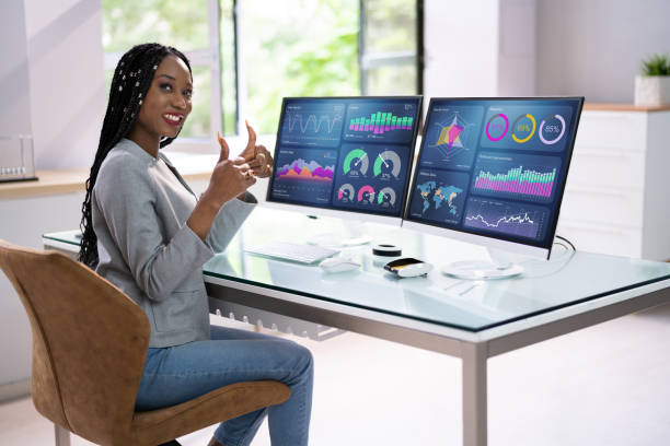 istock African American Business Data Analyst Woman 1405780547