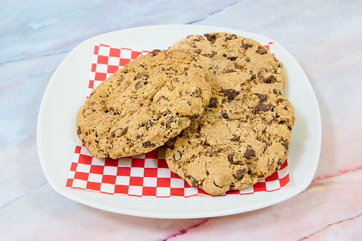 A plate with handmade cookies