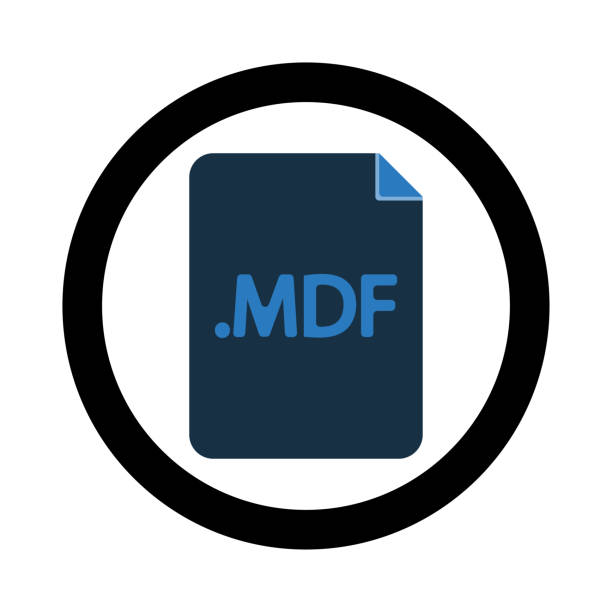 Computer Software File Format Icon Beautiful, meticulously designed Computer Software File Format Icon . Perfect for use in any type of design projects. mdf stock illustrations