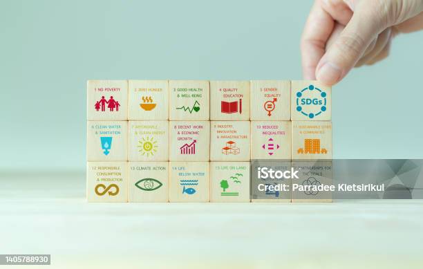 Sustainable Development Goals Sdgs Concept The 2030 Agenda For Sustainable Development Developed In Cooperation With Un System Blueprint To Achieve A Better And More Sustainable Future For All Stock Photo - Download Image Now