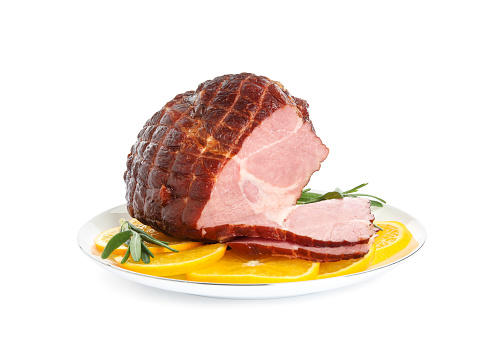 Traditional Glazed Holiday Ham Dinner