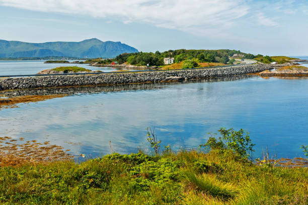 istock Atlantic Ocean Road (Norwegian: Atlanterhavsvegen), seaside mountain landscape, Norway 1405790275