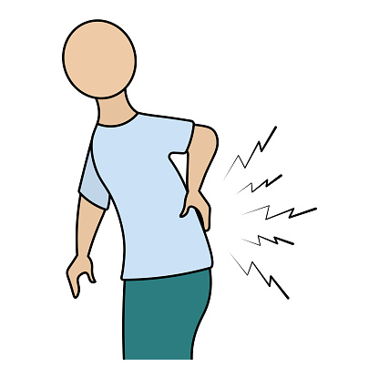 Free download of back pain cartoon vector graphics and illustrations, page  32