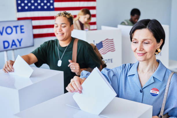 istock People in Election Office 1405791671