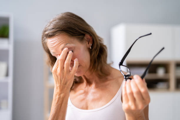 istock Eye Glaucoma Or Tired Dry Eyesight. Conjunctivitis 1405792575