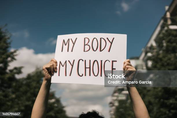 Abortion Protest Stock Photo - Download Image Now - Protest, Pro-Choice, Sign