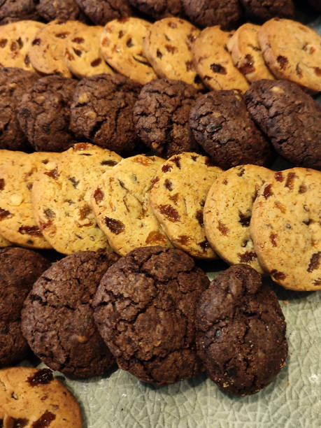 istock Cookies with fresh fruits ,nuts and chocolate 1405802420
