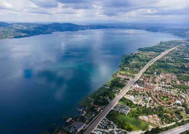 Photo of Aerial view Beykoz Neighborhood with The Sea Of Marmara, Istanbul, Turkiye