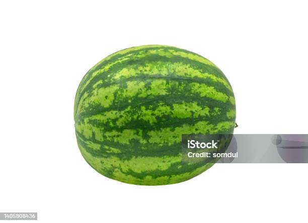 The Whole Body Of Fresh Watermelon Stock Photo - Download Image Now - Watermelon, Whole, Melon