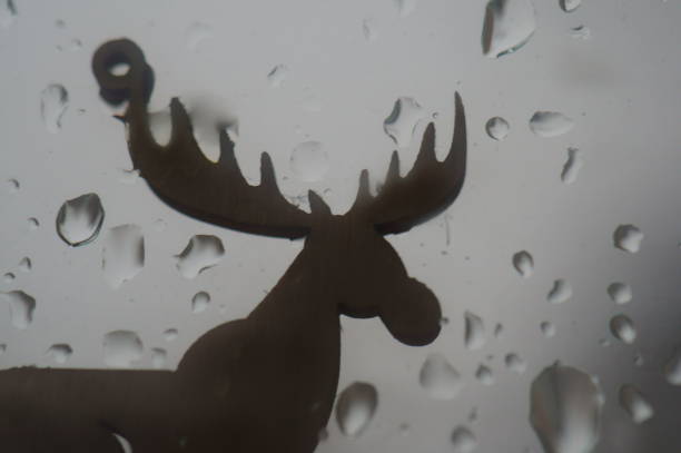 istock Christmas toy wooden deer. 1405810667