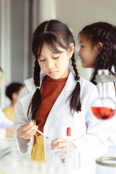istock Science Class STEM Students with Beaker Test Tube Bangkok, Thailand 1405812269