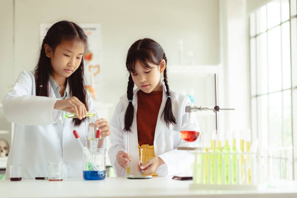 istock Science Class STEM Students with Beaker Test Tube Bangkok, Thailand 1405812871