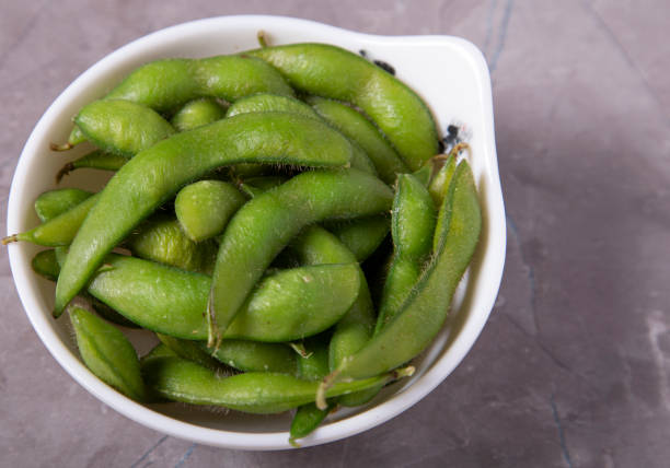 istock Organic edamame cooked with sea salt 1405817070