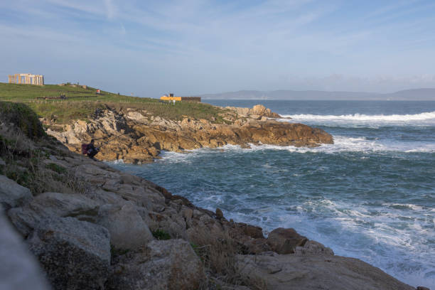 istock Beautiful park for walking by the ocean 1405835500