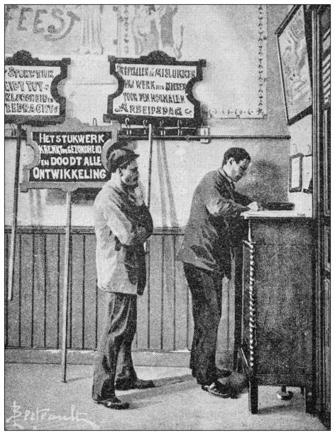 Antique illustration: Vooruit, Ghent, Belgium