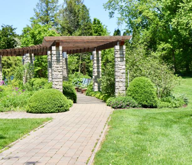 istock Walkway in the Country Garden 1405844082
