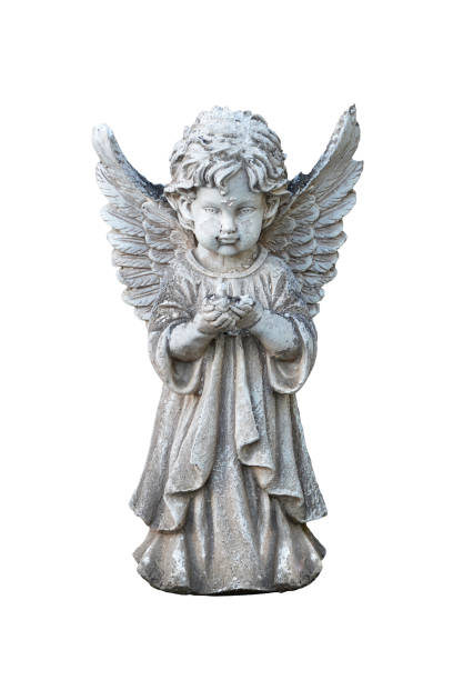 istock Guardian angel isolated on white background 1405852731