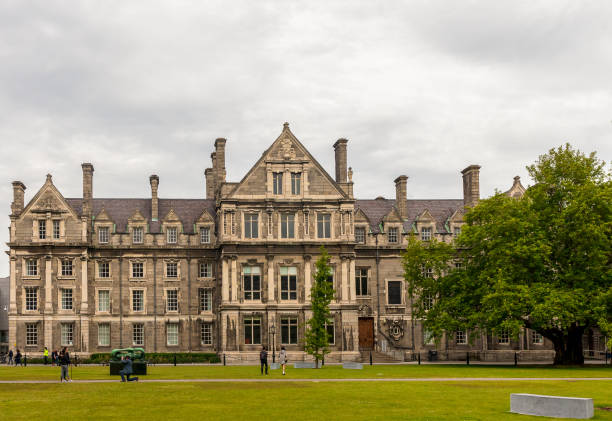 Trinity College of Dublin, Ireland Dublin, Ireland - June 2, 2022: Trinity College of Dublin, Ireland trinity college library stock pictures, royalty-free photos & images