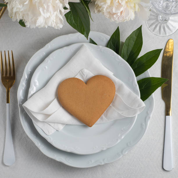 istock Table set for an event party or wedding reception. Banner 1405862321