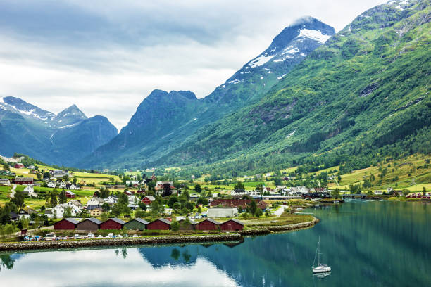 istock Mountain landscape, Olden, Norway 1405865353